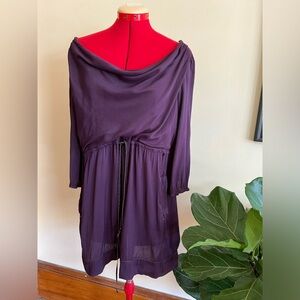 Anthropology Cowl neck tunic dress